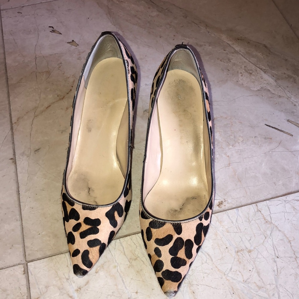 Ivanka Trump calf hair pumps